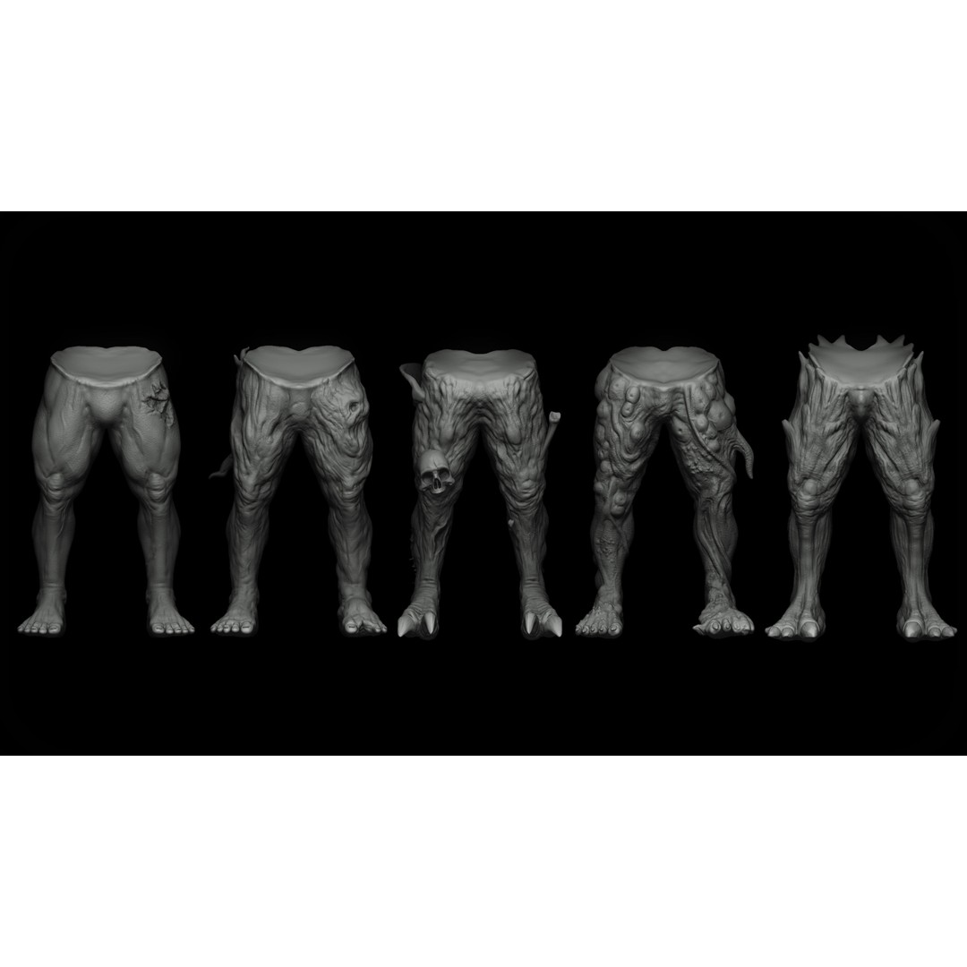 Undead Creature 3D Model – IMM Brush Mega Pack for Zbrush