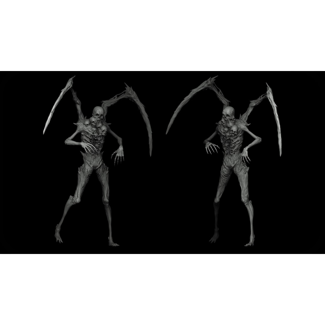 Undead Creature 3D Model – IMM Brush Mega Pack for Zbrush - View 11