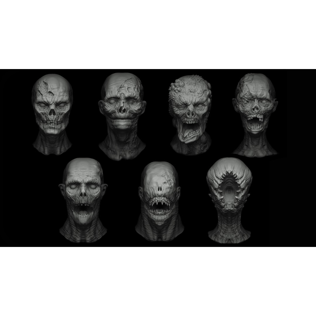 Undead Creature 3D Model – IMM Brush Mega Pack for Zbrush - View 12