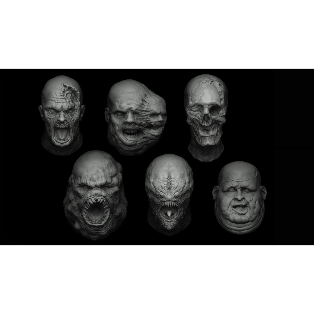 Undead Creature 3D Model – IMM Brush Mega Pack for Zbrush - View 13