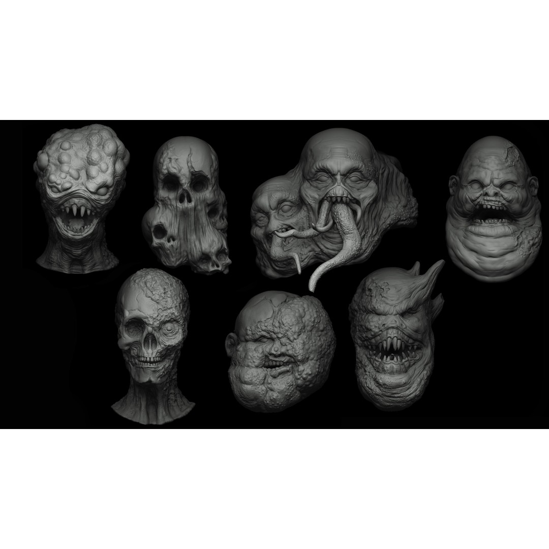 Undead Creature 3D Model – IMM Brush Mega Pack for Zbrush - View 14