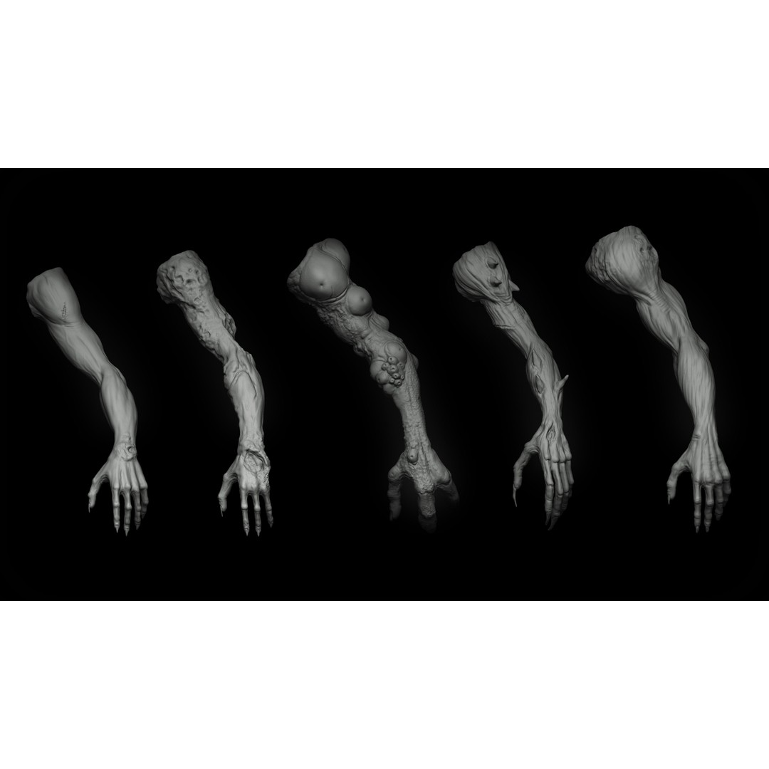 Undead Creature 3D Model – IMM Brush Mega Pack for Zbrush - View 18