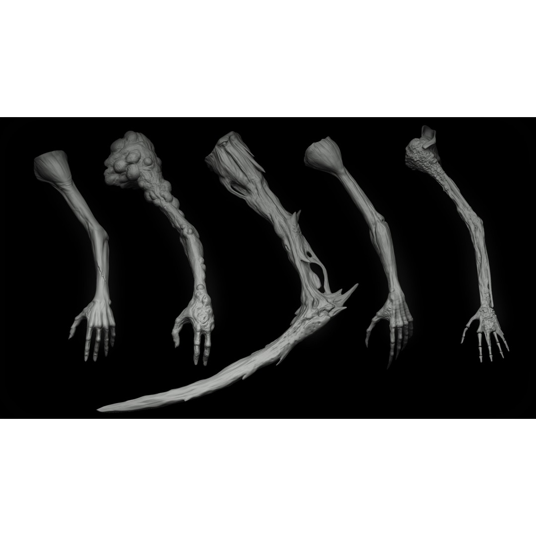Undead Creature 3D Model – IMM Brush Mega Pack for Zbrush - View 19