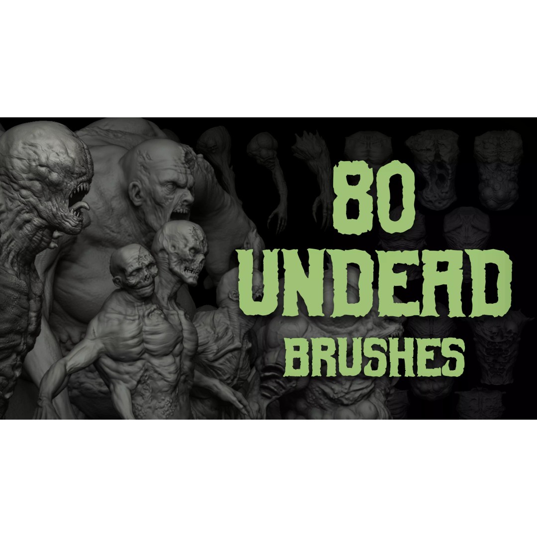 Undead Creature 3D Model – IMM Brush Mega Pack for Zbrush - View 2