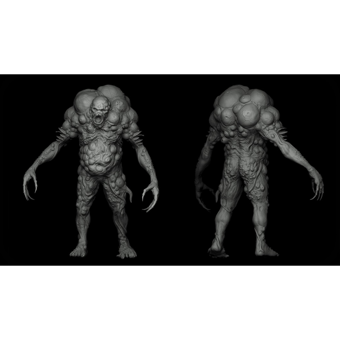 Undead Creature 3D Model – IMM Brush Mega Pack for Zbrush - View 4