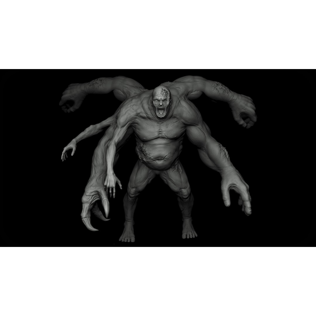 Undead Creature 3D Model – IMM Brush Mega Pack for Zbrush - View 6