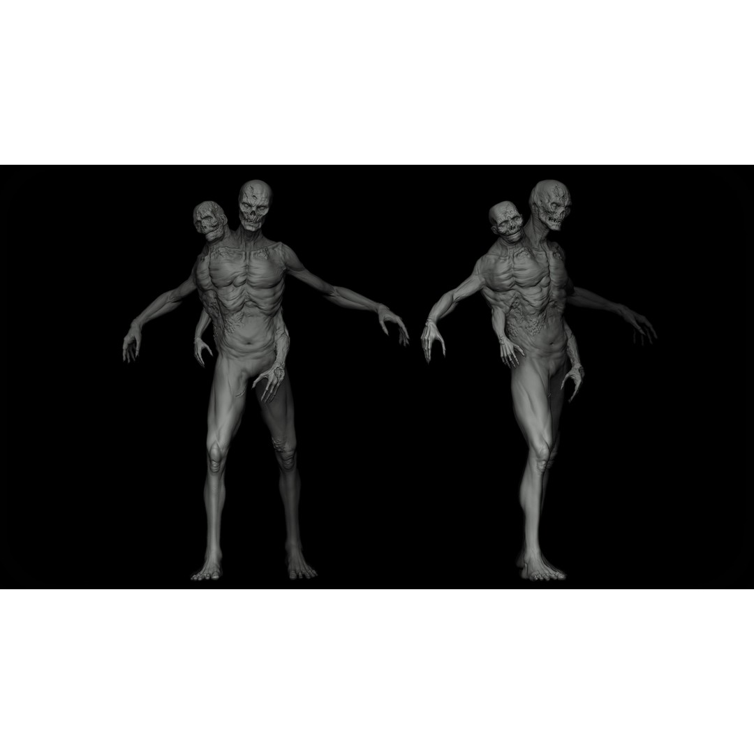 Undead Creature 3D Model – IMM Brush Mega Pack for Zbrush - View 8