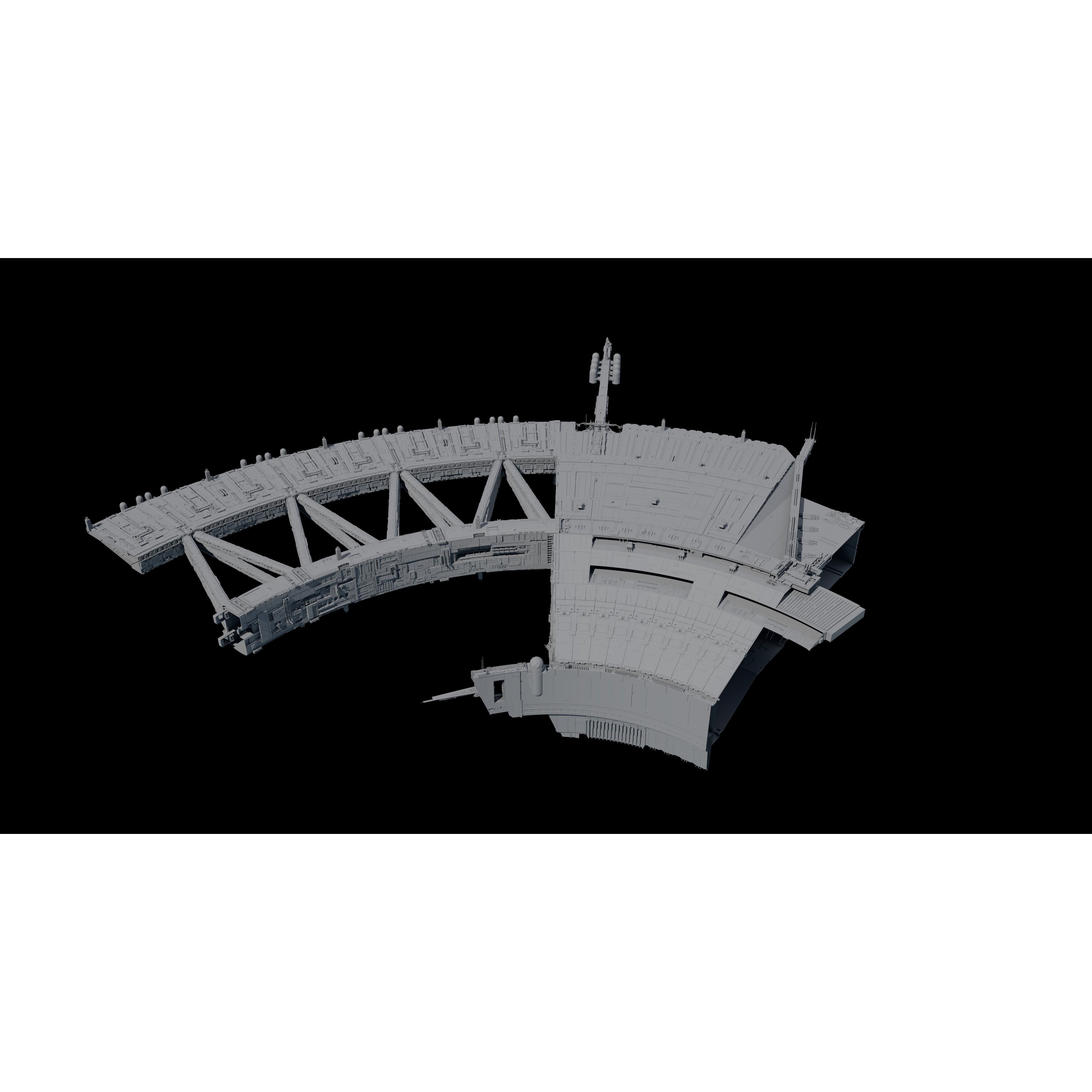 Shield Gate - Game-Ready 3D Model - View 3