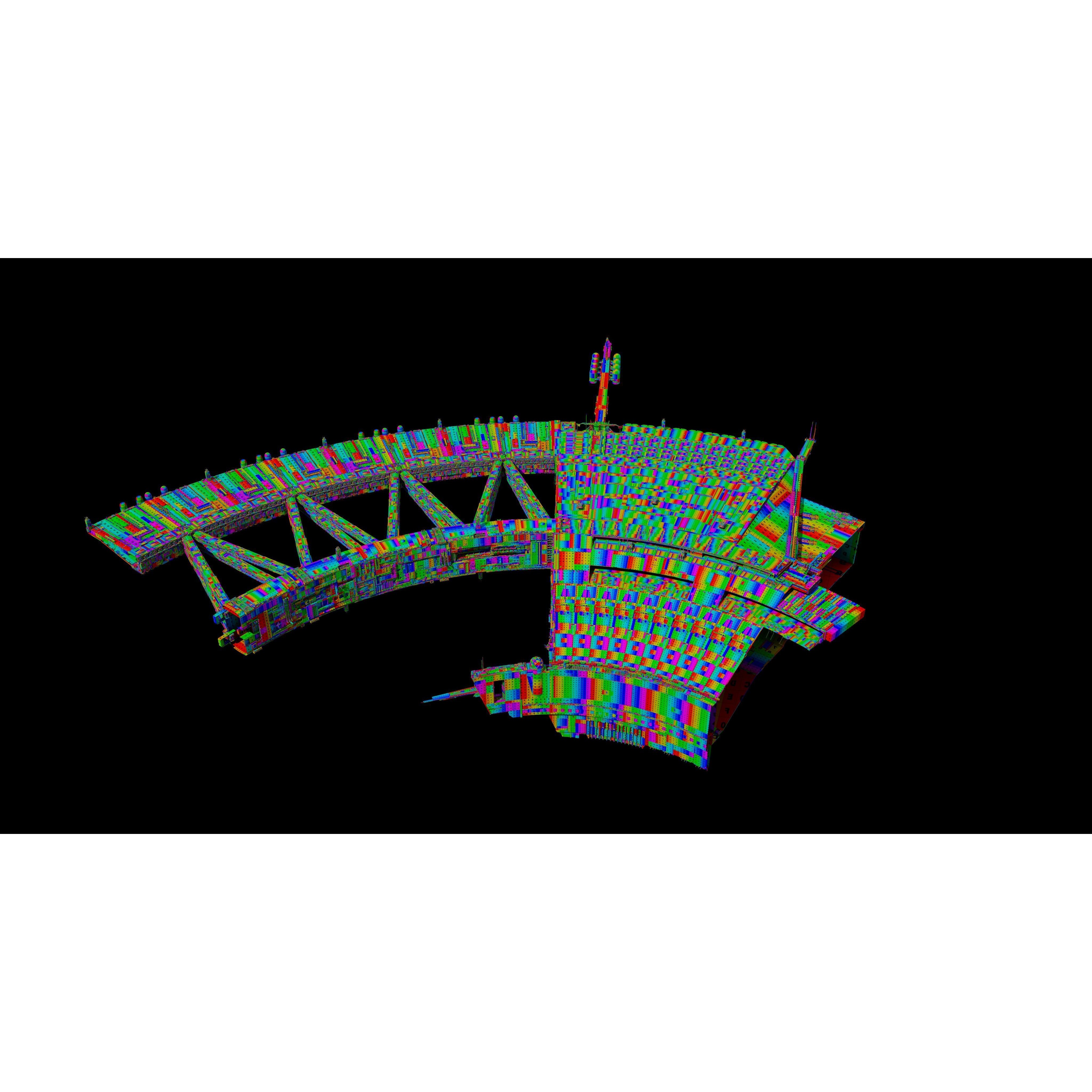 Shield Gate - Game-Ready 3D Model - View 4