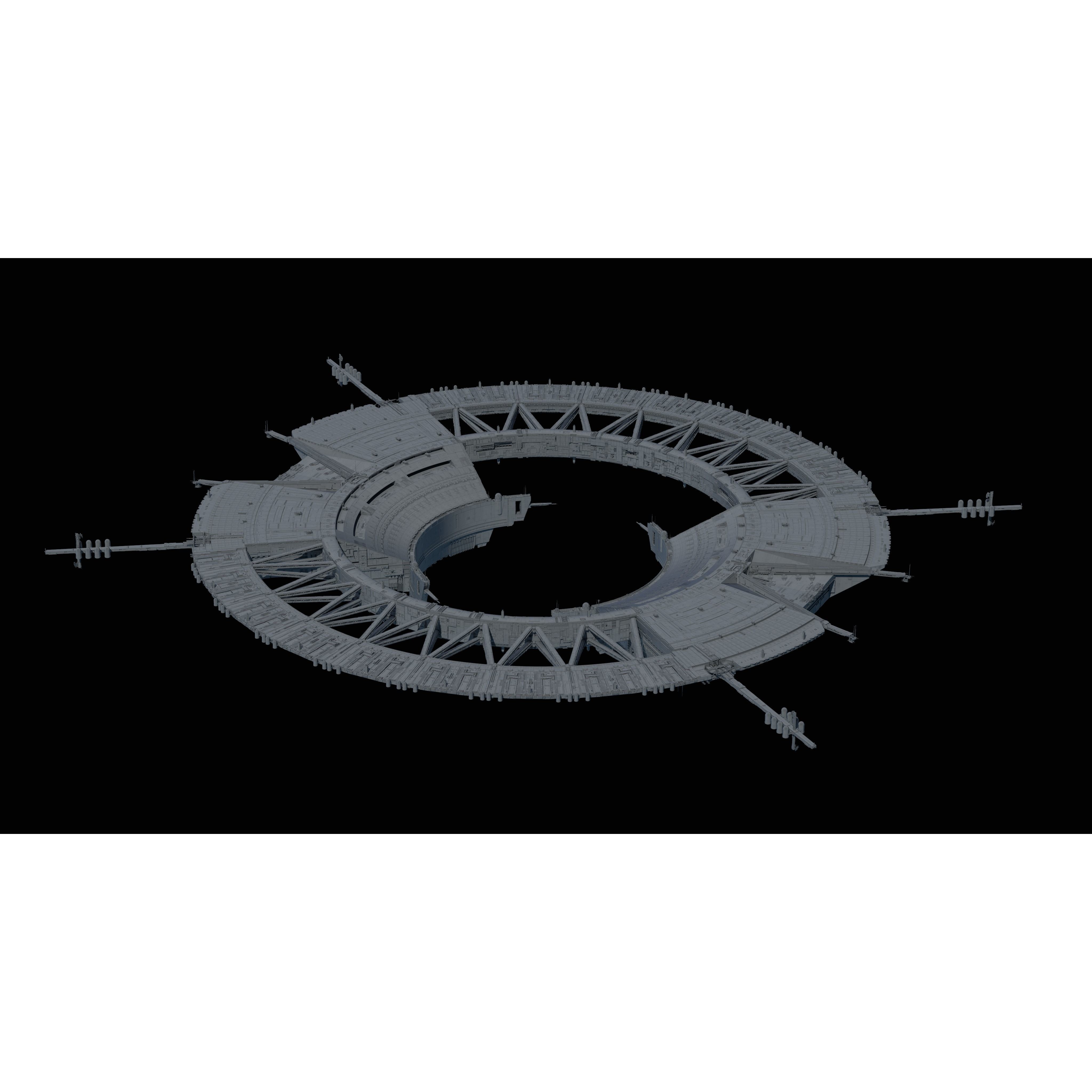 Shield Gate - Game-Ready 3D Model - View 6