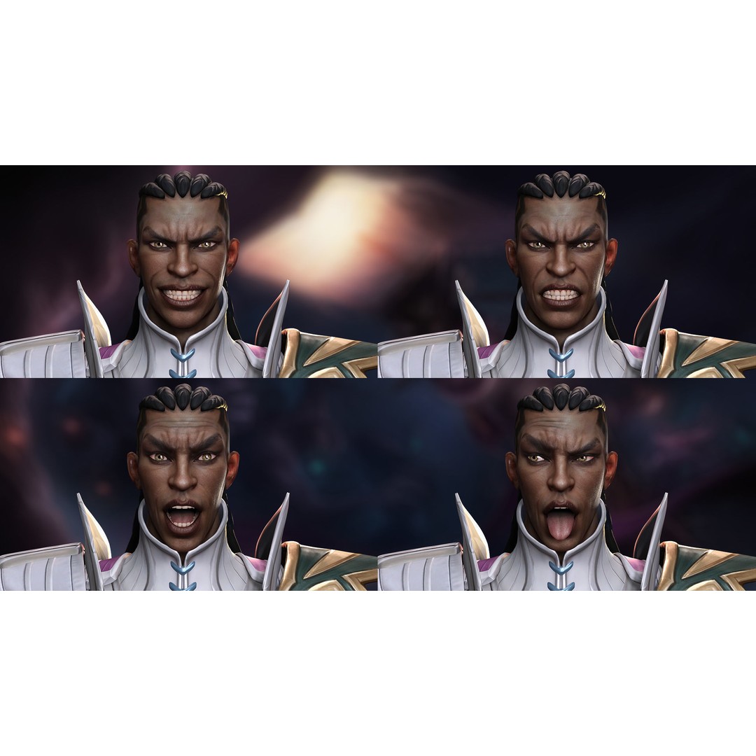 Lucian 3D Model – Low Poly Rigged Character with PBR Textures - View 10