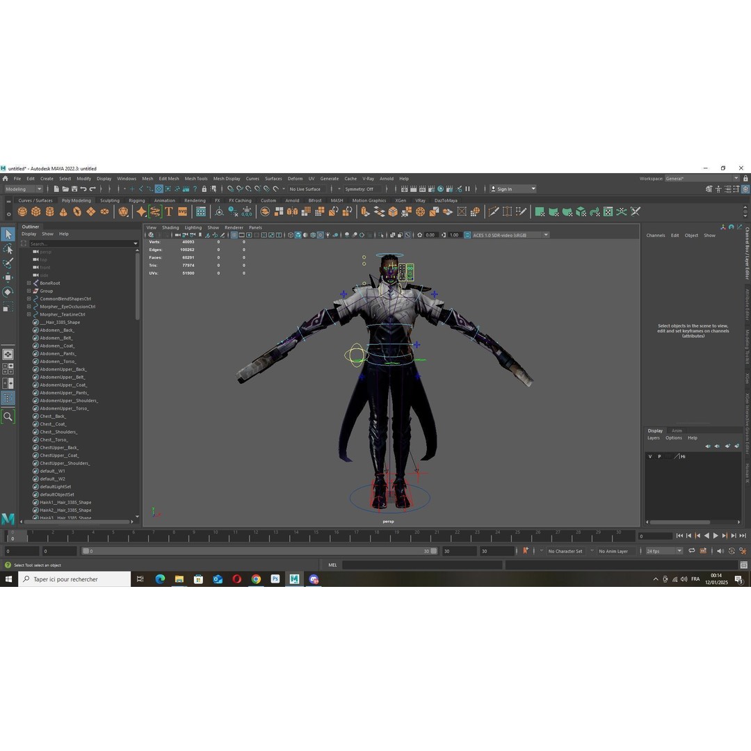 Lucian 3D Model – Low Poly Rigged Character with PBR Textures - View 15