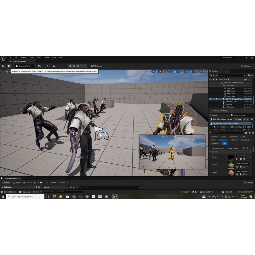 Lucian 3D Model – Low Poly Rigged Character with PBR Textures - View 20