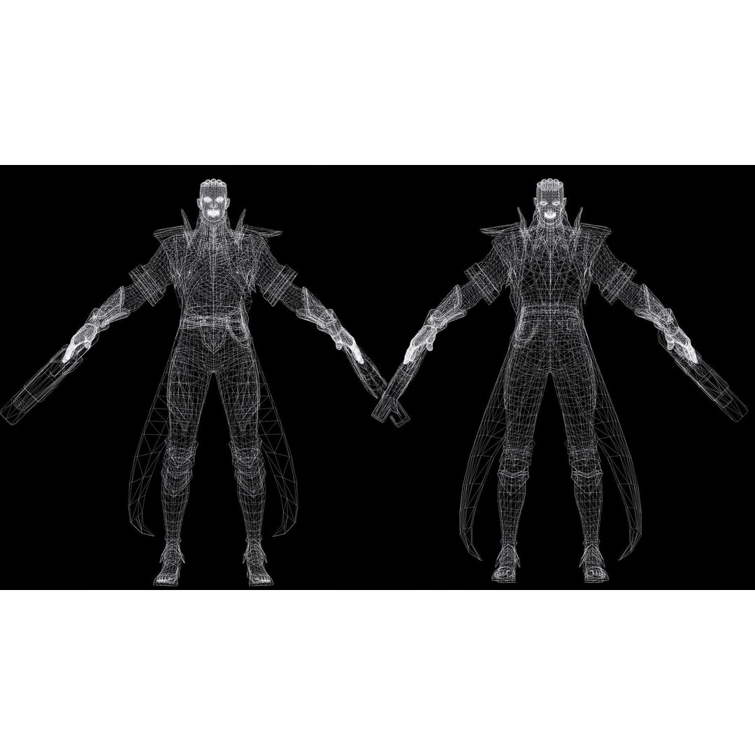 Lucian 3D Model – Low Poly Rigged Character with PBR Textures - View 23