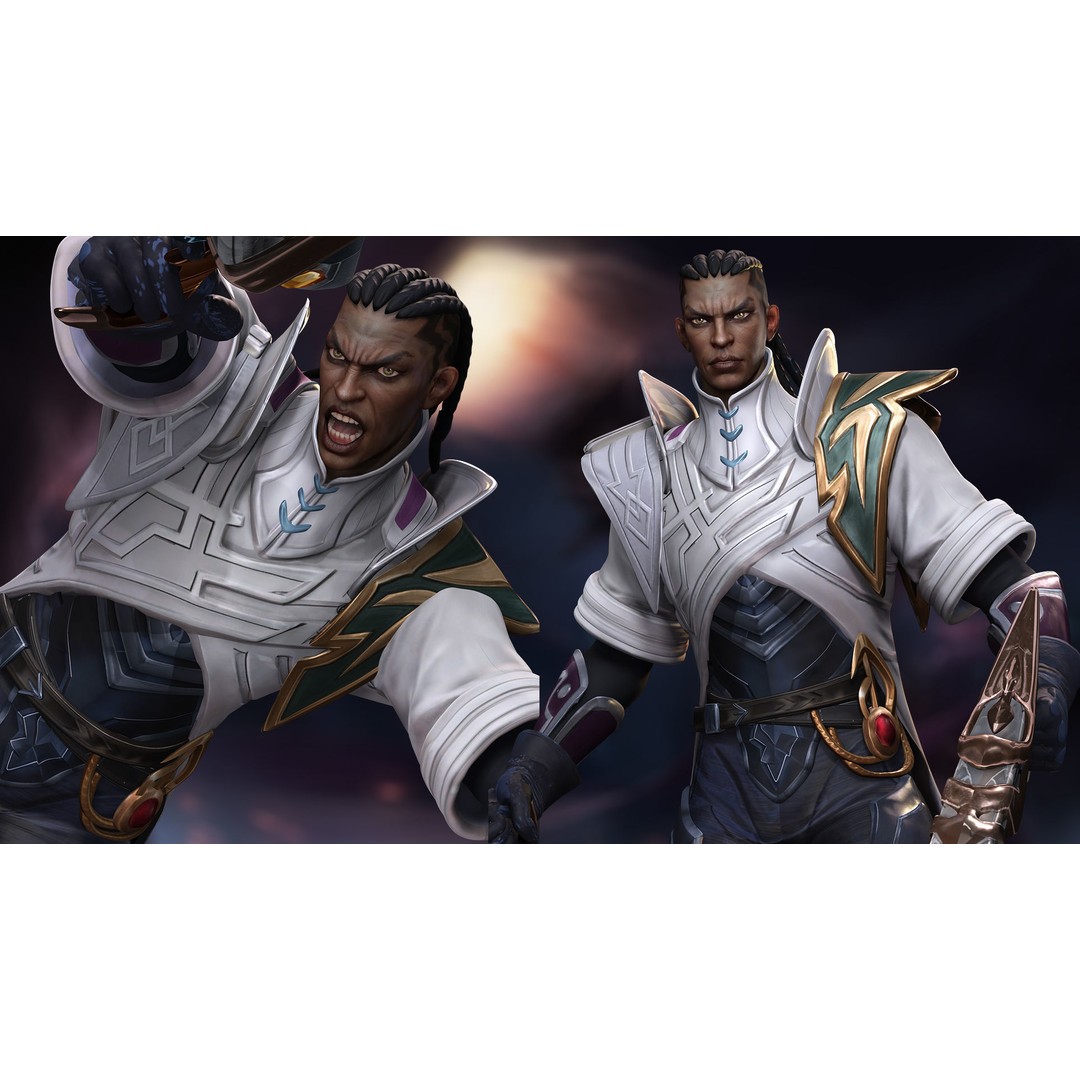 Lucian 3D Model – Low Poly Rigged Character with PBR Textures - View 7