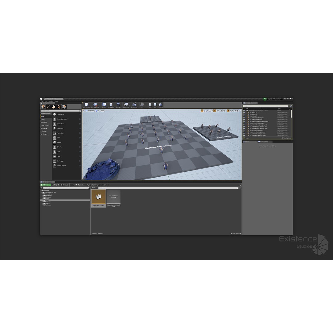 Stylized Warrior 05 3D Model – Low Poly Fantasy Character, Rigged PBR - View 23