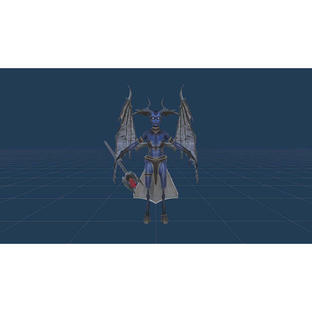 Succubus 3D Model – Low Poly Animated Character, FBX - View 26