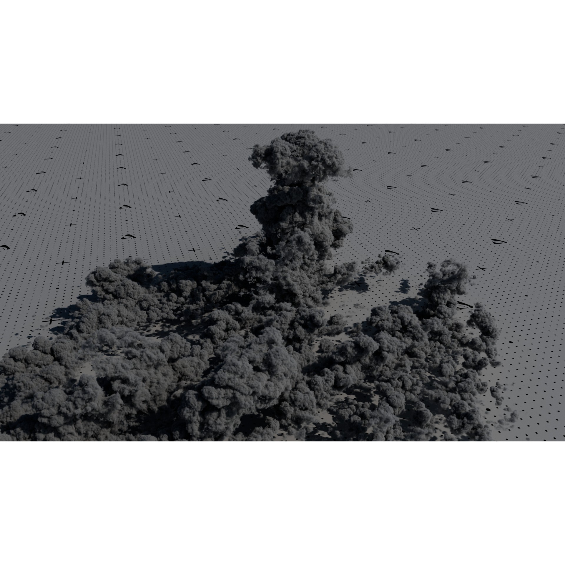 VDB Cumulonimbus Cloud Field 11 - Volumetric Cloud 3D Model - View 12