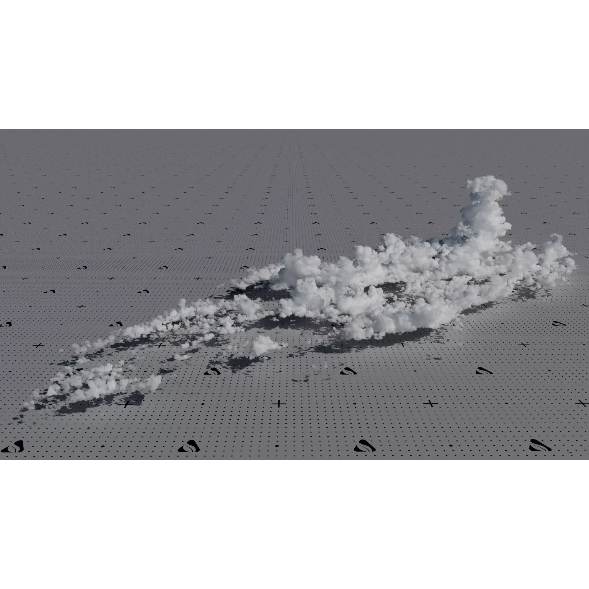 VDB Cumulonimbus Cloud Field 11 - Volumetric Cloud 3D Model - View 2