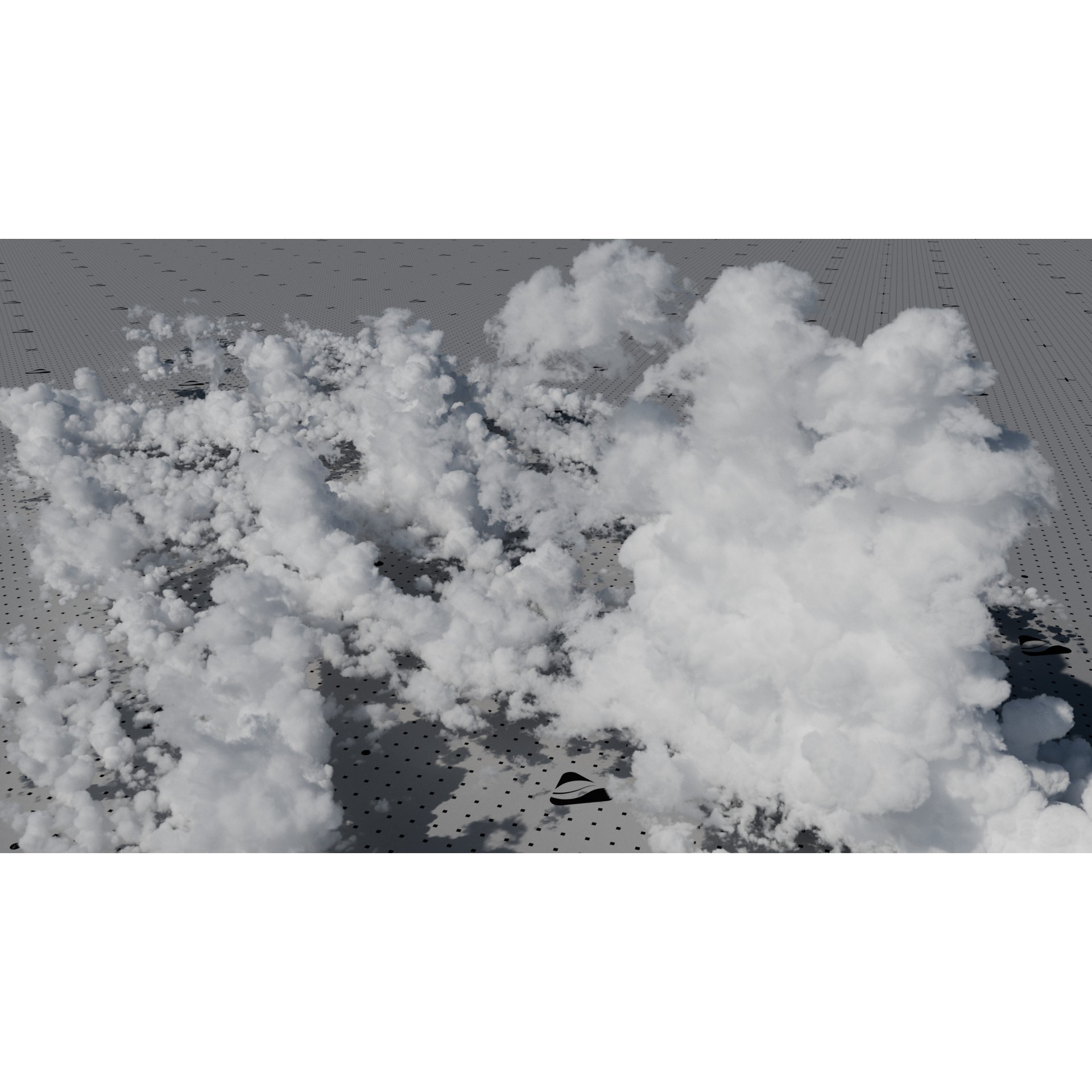 VDB Cumulonimbus Cloud Field 11 - Volumetric Cloud 3D Model - View 3