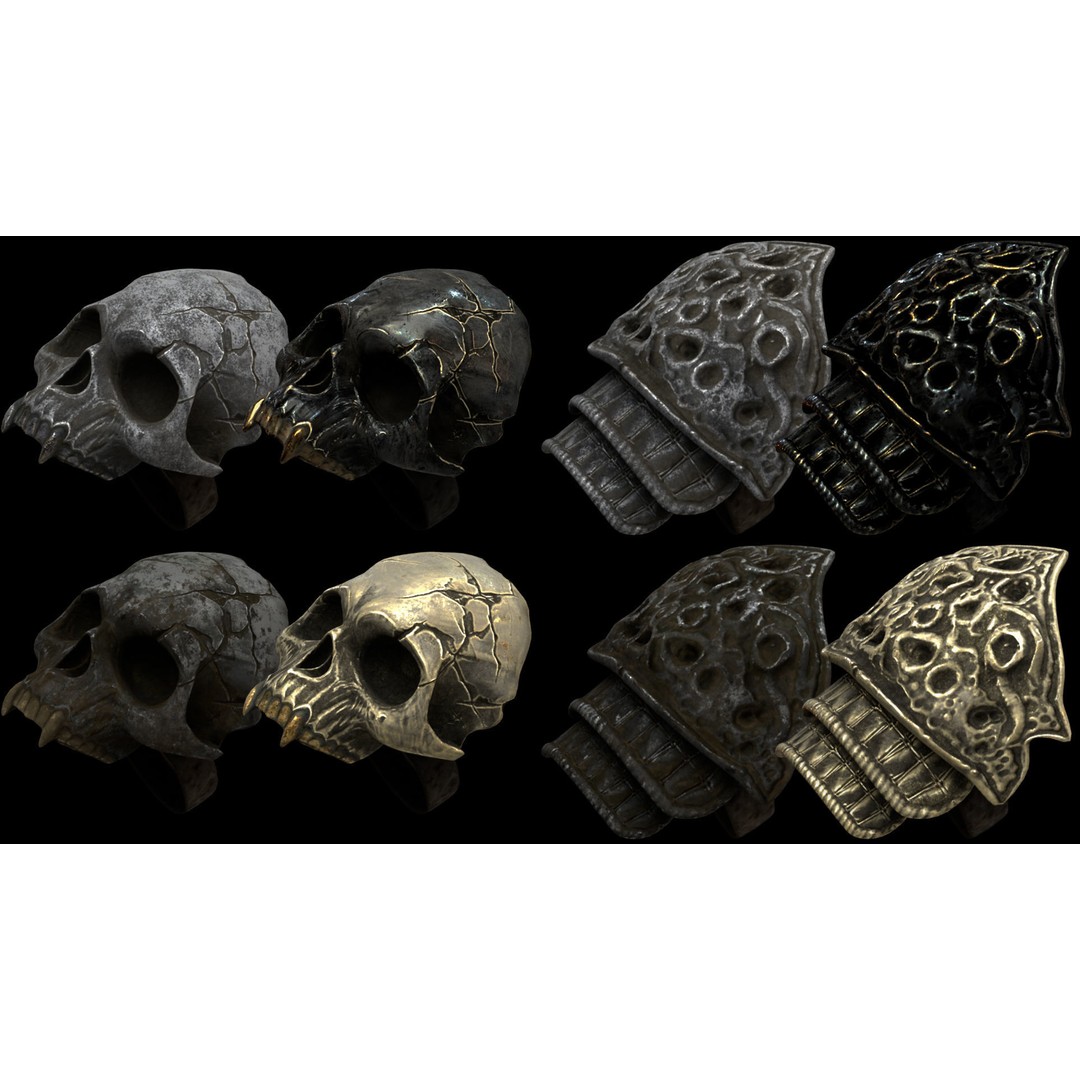 Barbarian Armor 3D Model – Low Poly Rigged Game Asset, FBX - View 14