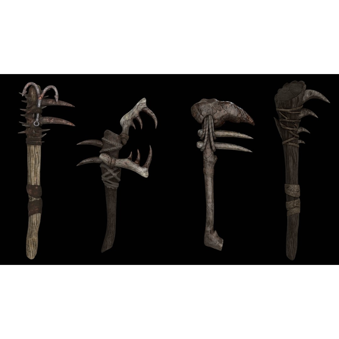 Barbarian Armor 3D Model – Low Poly Rigged Game Asset, FBX - View 6