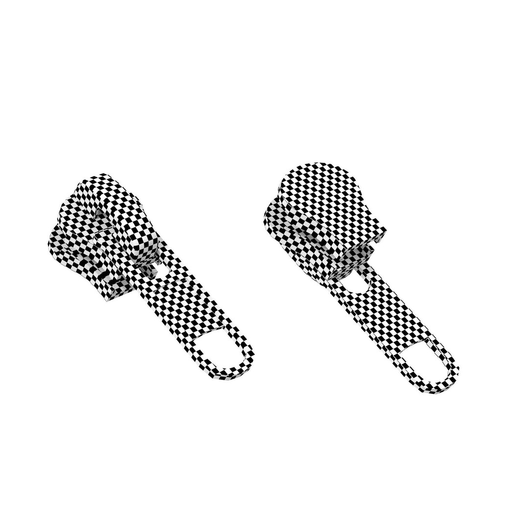 Zipper Slider 3D Model – Mid Polygonal Mesh, PBR Textures, FBX - View 17