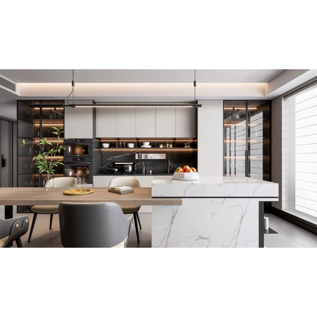 Modern Kitchen 3D Model – Photorealistic Interior Scene, Blender, FBX - View 10