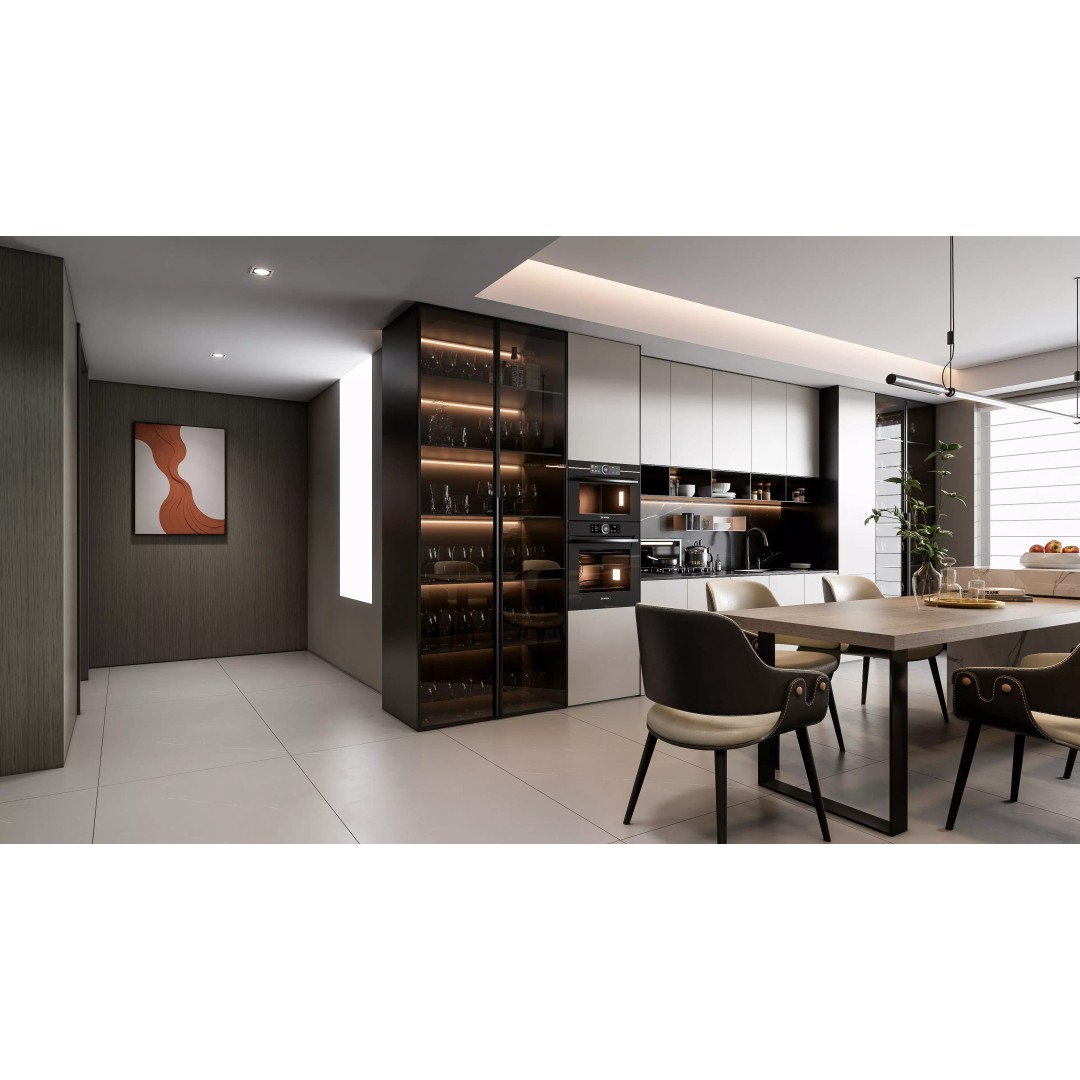 Modern Kitchen 3D Model – Photorealistic Interior Scene, Blender, FBX - View 8
