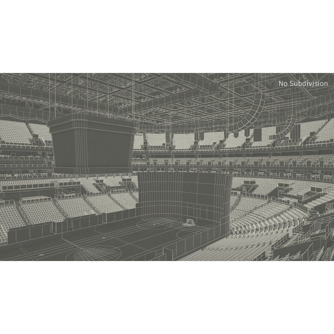 FLA Live Arena Interior Light 3D Model – High-Quality PBR Asset, FBX, OBJ - View 34