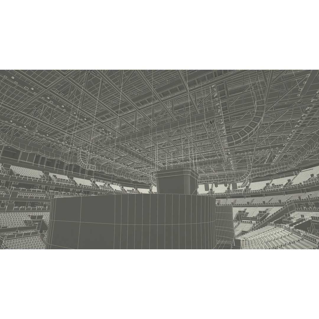 FLA Live Arena Interior Light 3D Model – High-Quality PBR Asset, FBX, OBJ - View 45