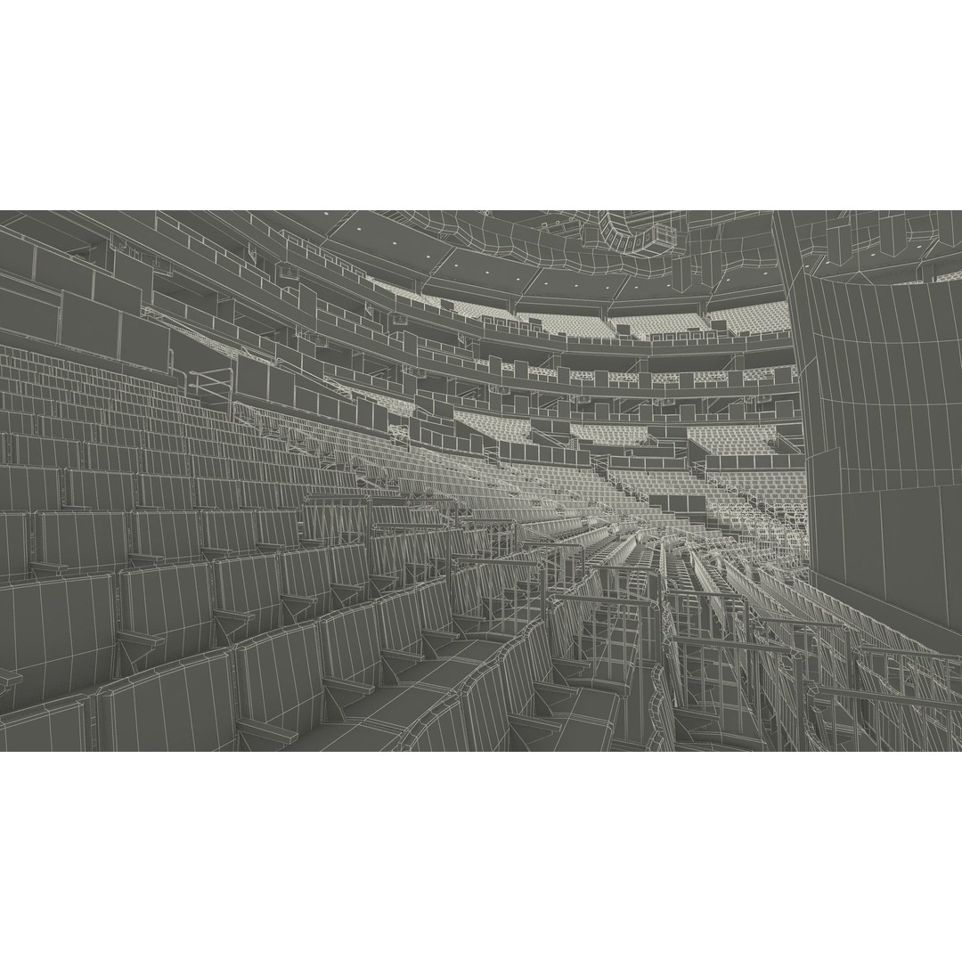 FLA Live Arena Interior Light 3D Model – High-Quality PBR Asset, FBX, OBJ - View 47