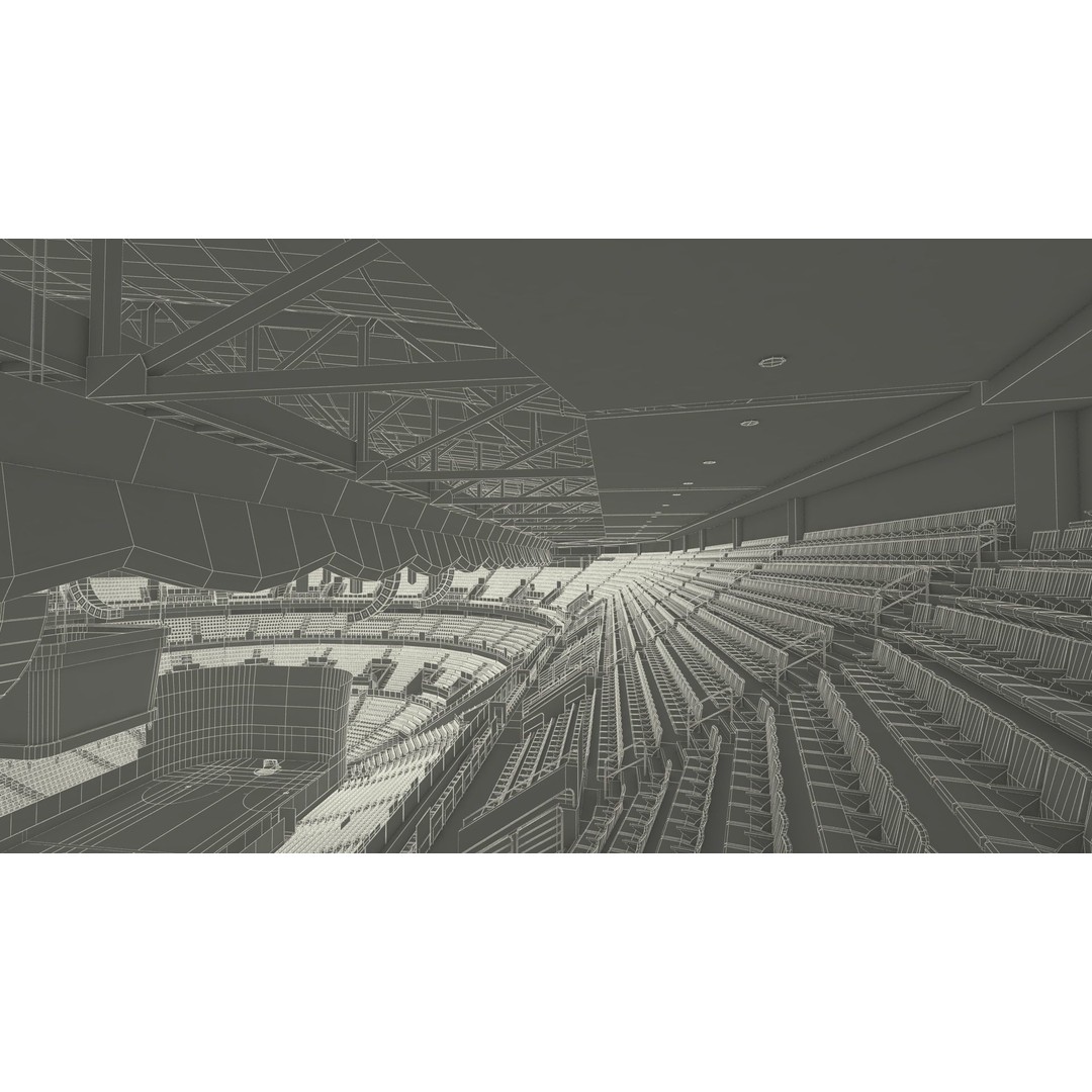 FLA Live Arena Interior Light 3D Model – High-Quality PBR Asset, FBX, OBJ - View 48