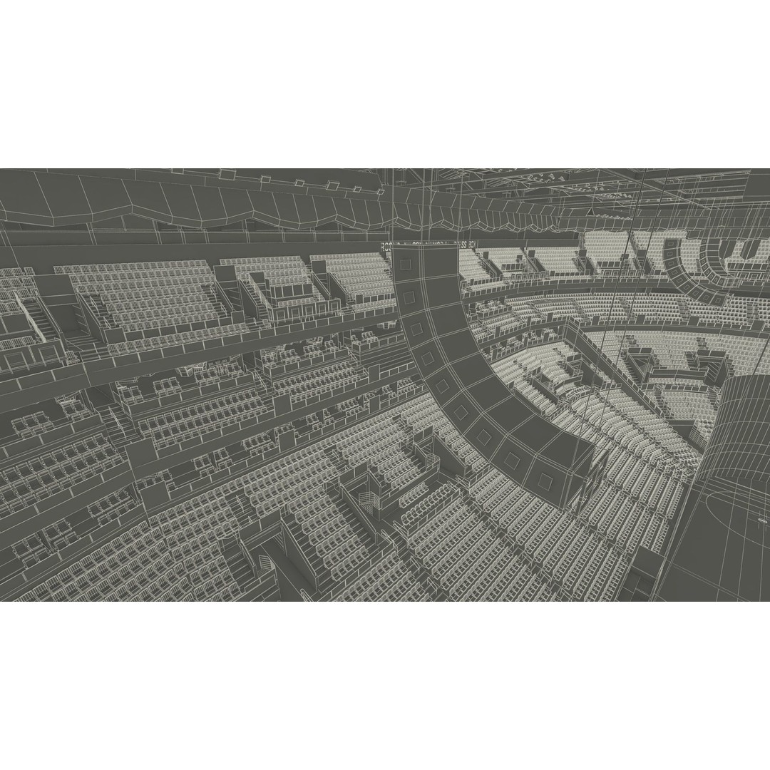 FLA Live Arena Interior Light 3D Model – High-Quality PBR Asset, FBX, OBJ - View 49