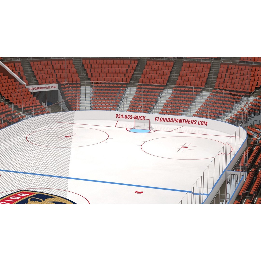 FLA Live Arena Interior Light 3D Model – High-Quality PBR Asset, FBX, OBJ - View 73