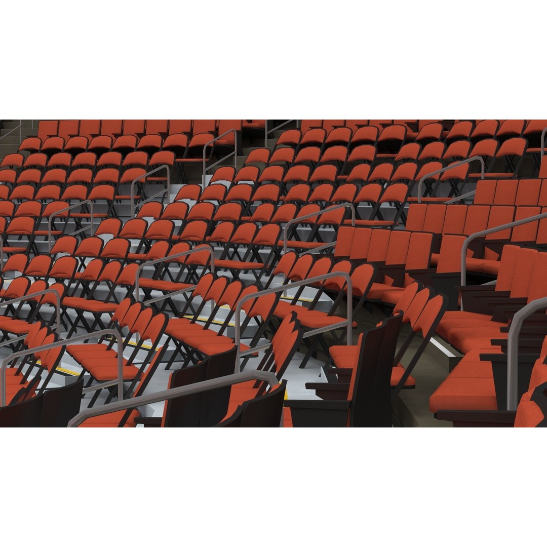 FLA Live Arena Interior Light 3D Model – High-Quality PBR Asset, FBX, OBJ - View 76