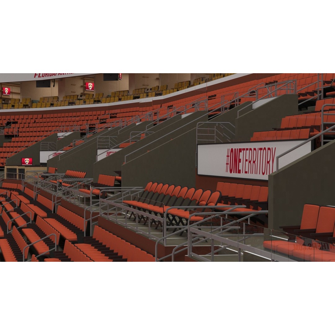 FLA Live Arena Interior Light 3D Model – High-Quality PBR Asset, FBX, OBJ - View 77