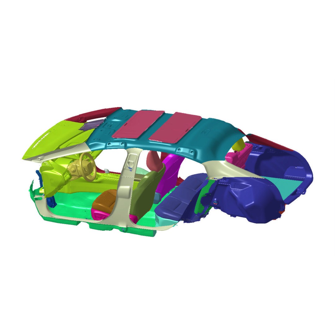 Toyota Prius Limited AWD 2023 3D Model – High Detail Scanned Vehicle - View 11
