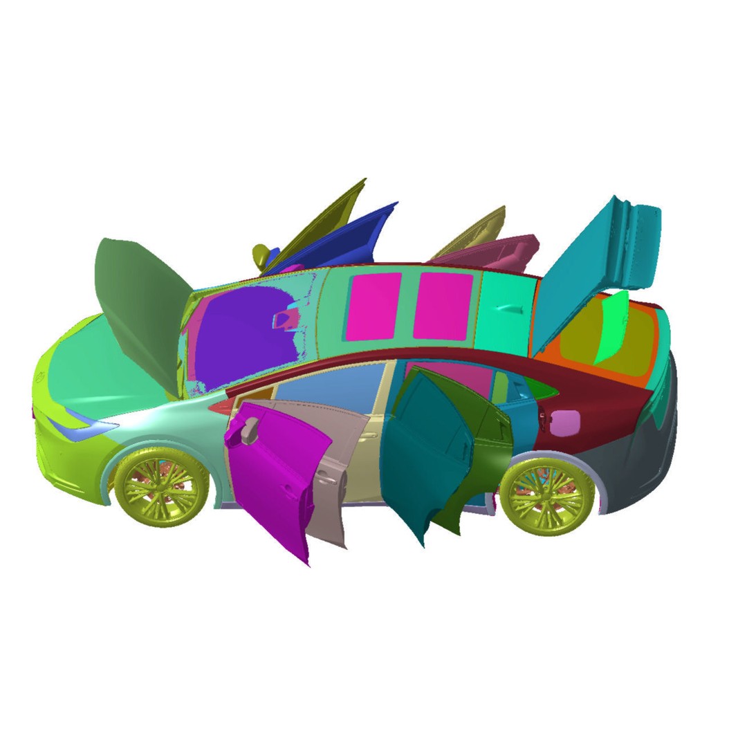 Toyota Prius Limited AWD 2023 3D Model – High Detail Scanned Vehicle - View 4