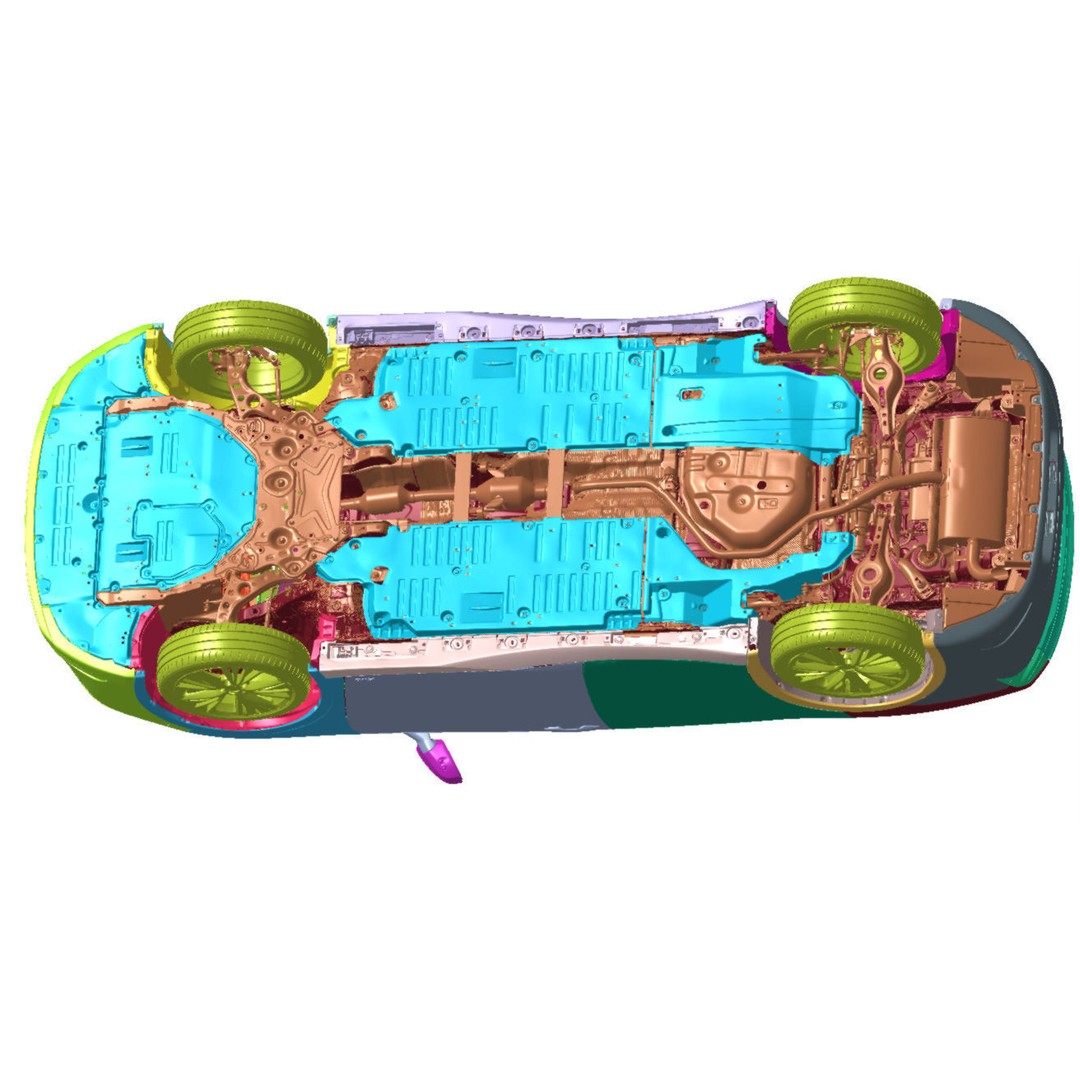 Toyota Prius Limited AWD 2023 3D Model – High Detail Scanned Vehicle - View 7