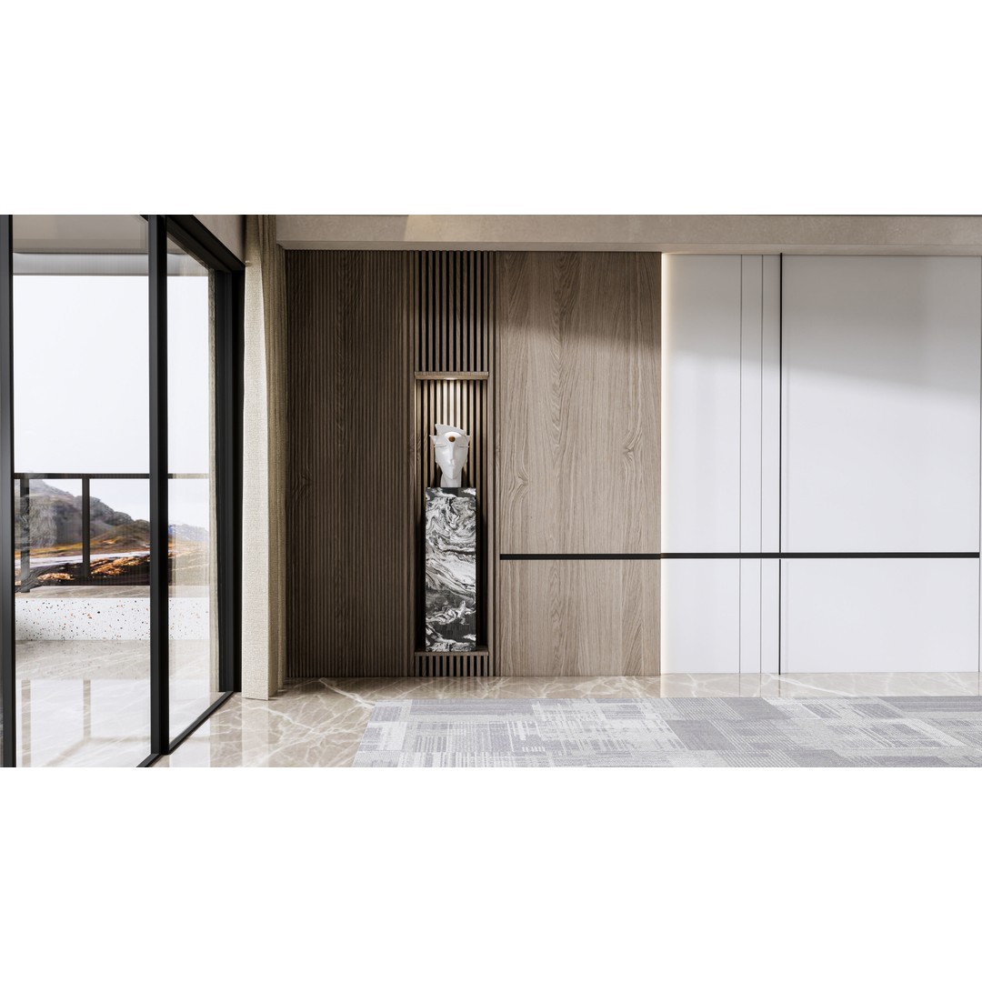 Dining Room 3D Model – Modern Full Scene with PBR Textures - View 21