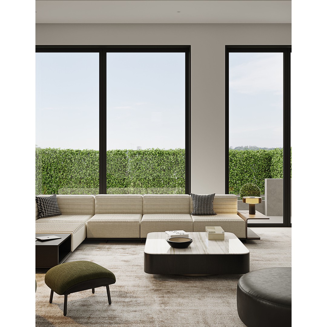 Villa Interior Scenes 3D Model – Fully Textured with Natural Light, Corona Renderer - View 10