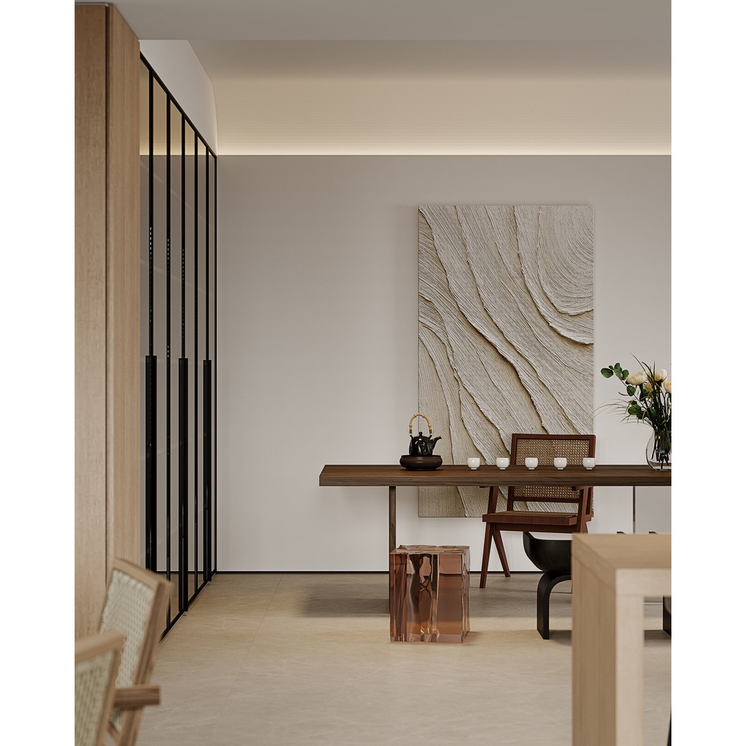 Villa Interior Scenes 3D Model – Fully Textured with Natural Light, Corona Renderer - View 4