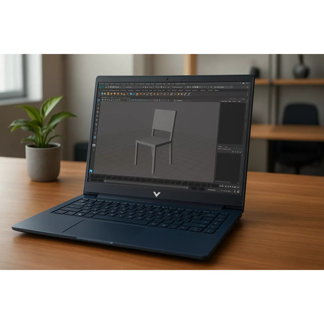 Victus Laptop 3D Model – Low Poly Game-Ready Asset, FBX, OBJ