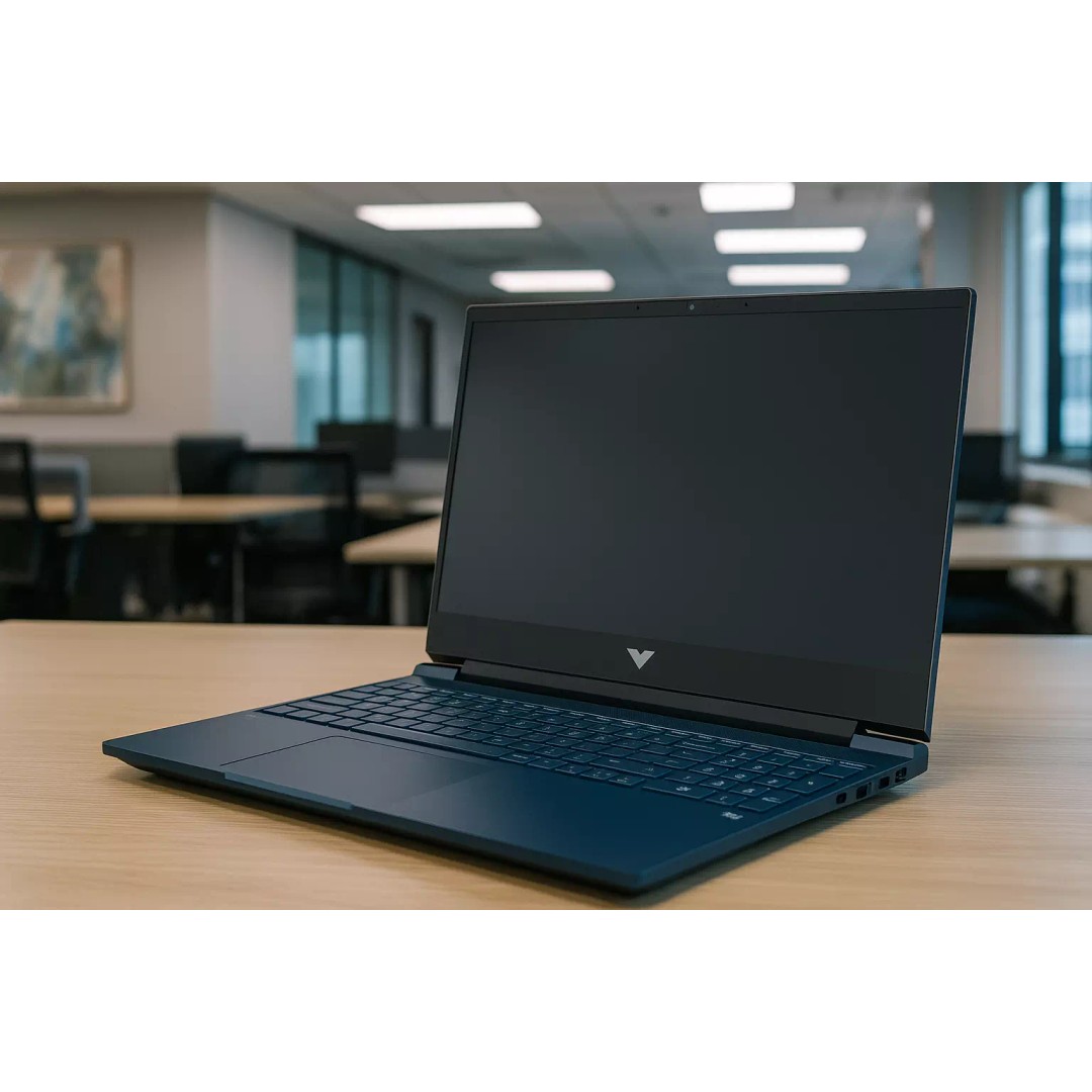 Victus Laptop 3D Model – Low Poly Game-Ready Asset, FBX, OBJ - View 2