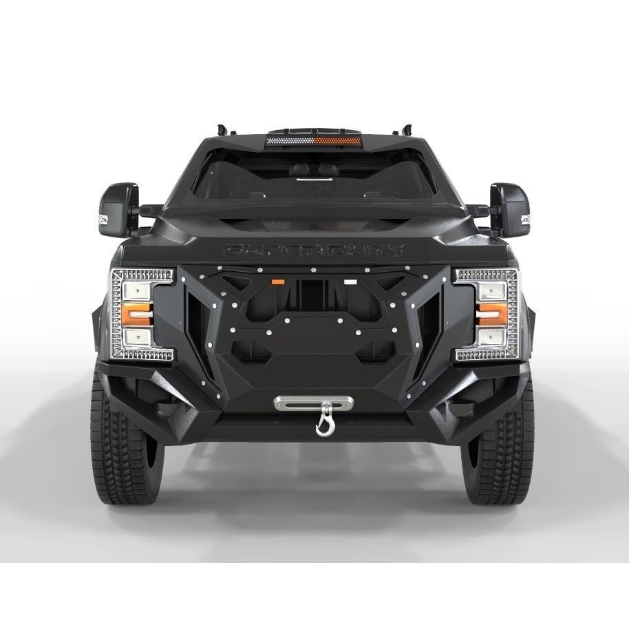 Armored Truck F250 2018 3D Model – High Poly Game-Ready Asset, OBJ, FBX - View 5