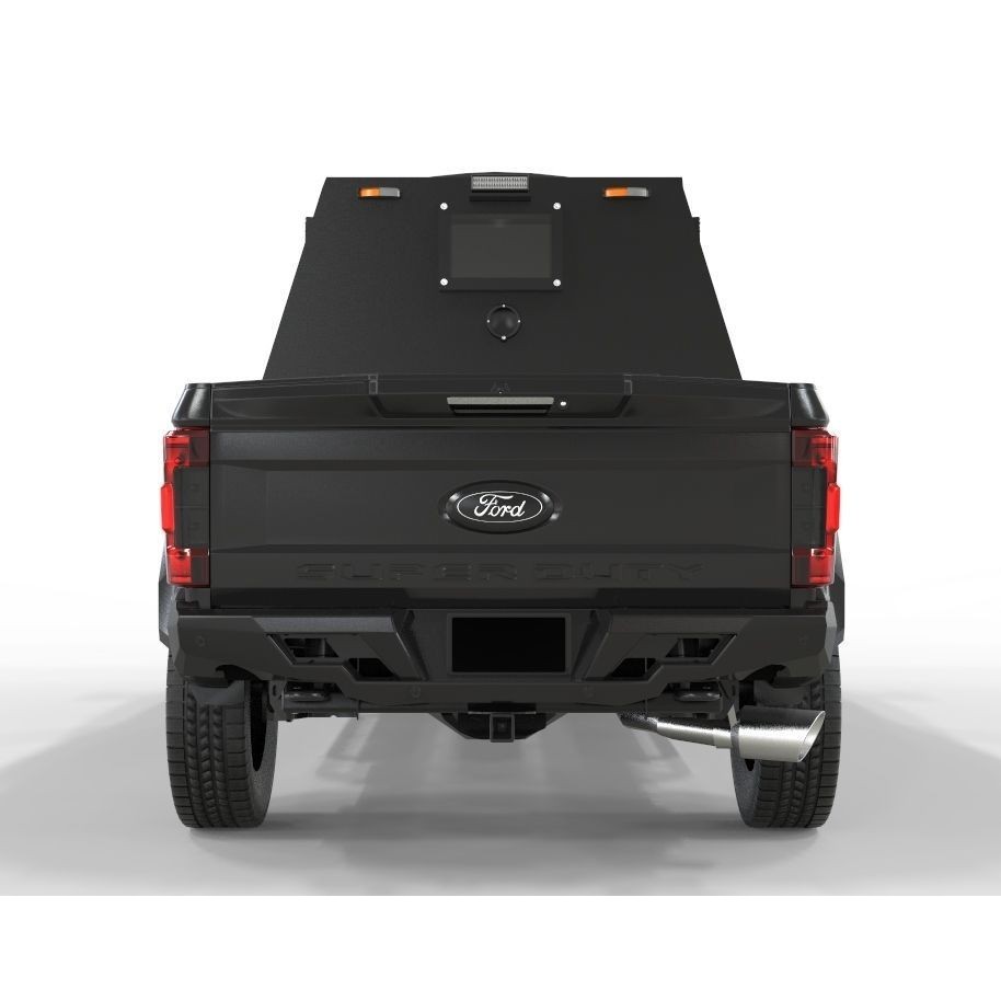 Armored Truck F250 2018 3D Model – High Poly Game-Ready Asset, OBJ, FBX - View 6