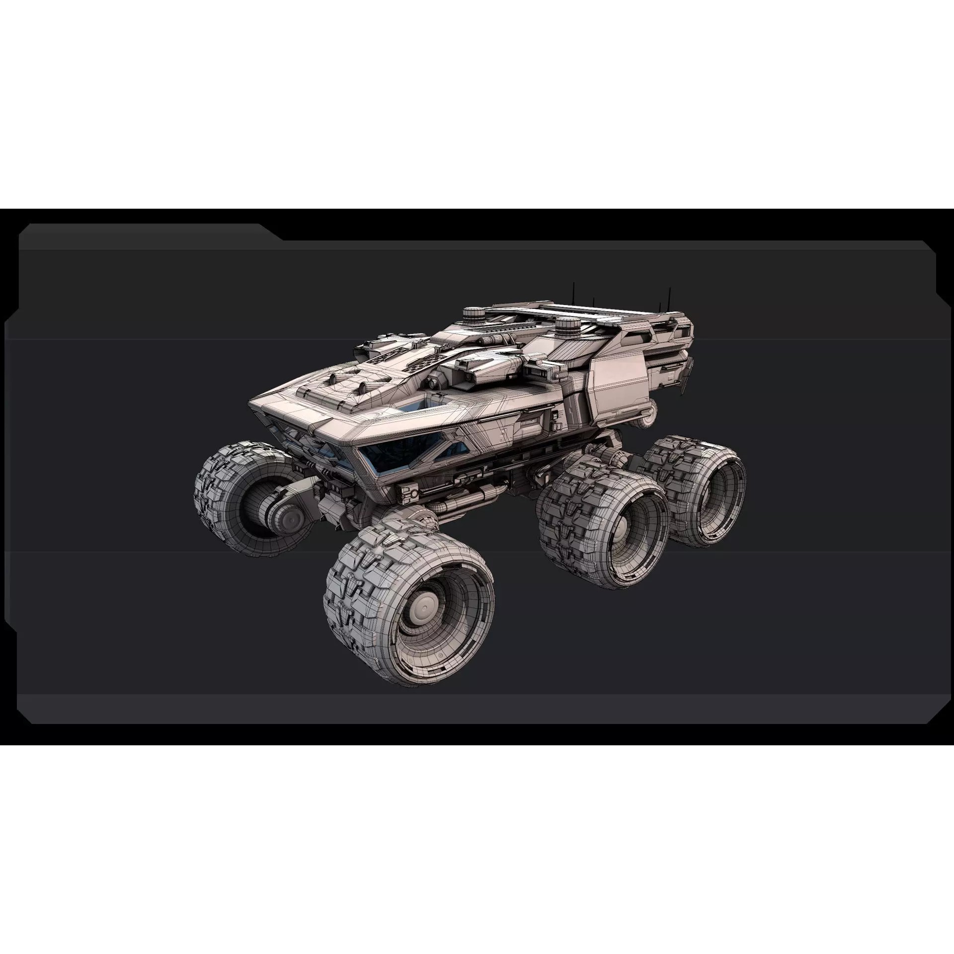 HPEV Rover - Low-Poly Game-Ready 3D Model