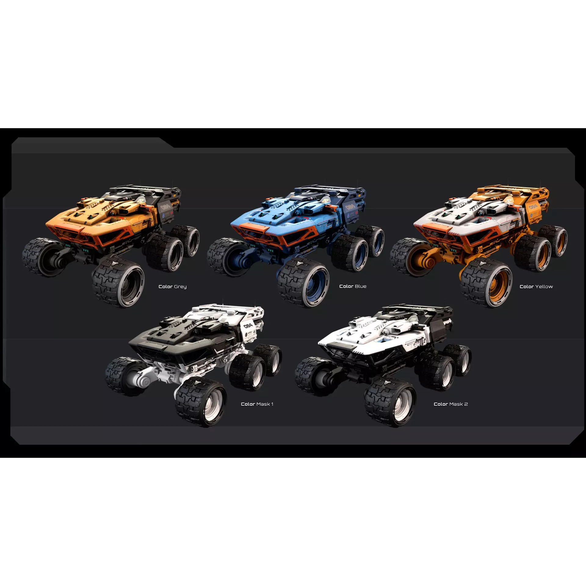 HPEV Rover - Low-Poly Game-Ready 3D Model - View 10