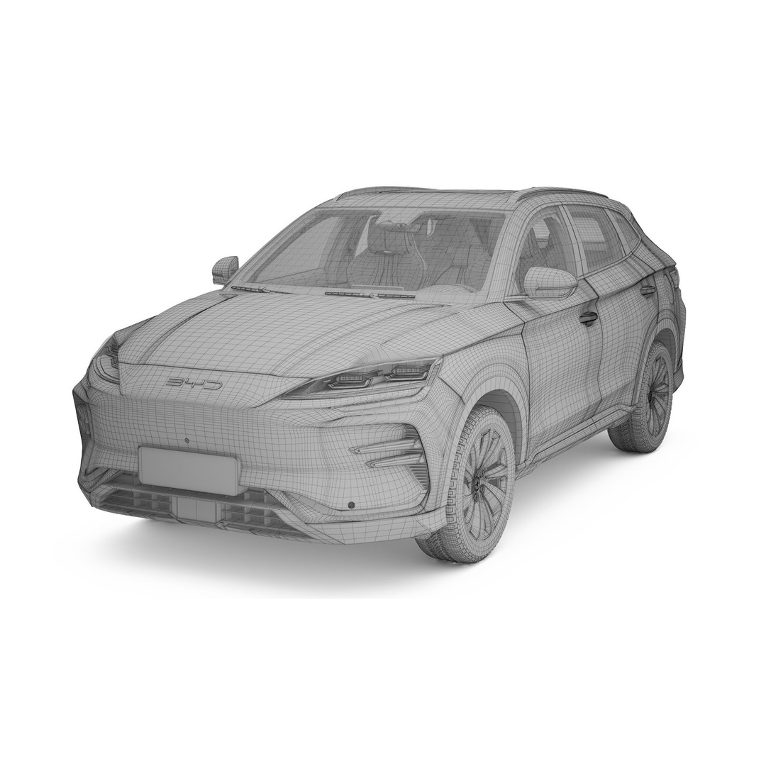 2023 BYD Seal U 3D Model – High-Res SUV with V-Ray Materials - View 19